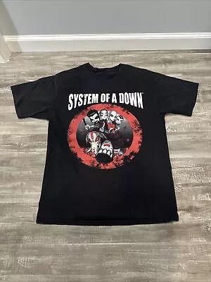 System Of A Down T Shirt Sz M Black Faded Vintage Band Metal • $24.95