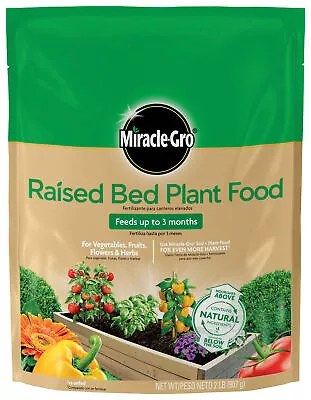 Miracle-Gro Raised Bed Plant Food 2 Lb • $17.01