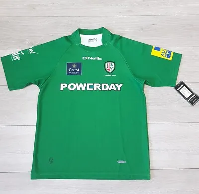 NEW - London Irish Rugby Home Shirt 2014/2015 - O'Neills Small S Jersey Top A7D • £39.99