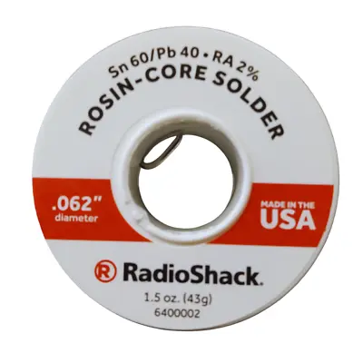 Standard Rosin Core Solder Is Great For Soldering Electrical Components Wiring • $8.99