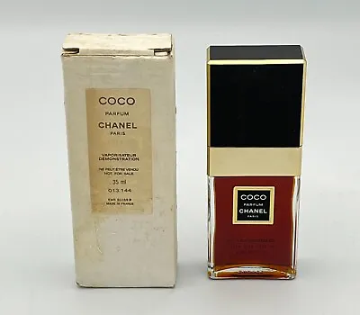 Vintage COCO CHANEL Pure Parfum 1.2 Oz 35 Ml Spray With Box RARE • $295