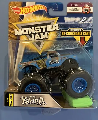 Big Kahuna (rusty) W/ Crush Car Hot Wheels MONSTER JAM 1/64 2018 • $9.99