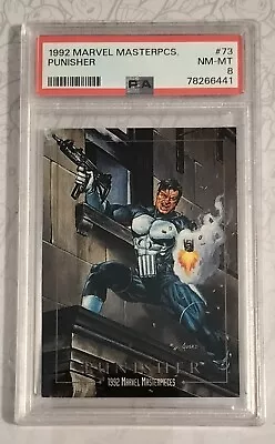 1992 Marvel Masterpieces PUNISHER #73 PSA 8 🔥🔥🔥 • $7.99