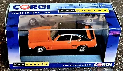 Corgi Vanguards VA13300 Ford Capri Mk1 1600 GT XLR 'Capri Special' Vista Orange • £50