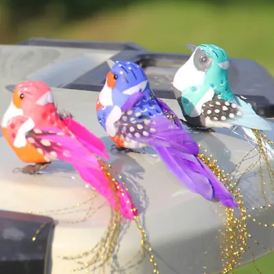 1pc Mini Decorative Cute Toys Artificial Foam Feather Mini Birds Craft Birds-'h • $6.77