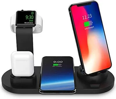 4 In 1 Fast Wireless Charger For IPhone 13/12/11/X/iWatch7/6/5/4/3/2 And Airpods • $28.99