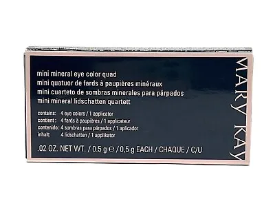 Mary Kay Mini Mineral Eye Color Quad~honey Spice~sienna~blue Metal~vintage Gold! • $14.99