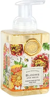 MICHEL DESIGN WORKS Foaming SHEA BUTTER Liquid HAND SOAP 17.8 OZ~BLOOMS AND BEES • $15.99