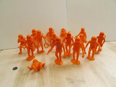 Vintage 1960’s MPC Plastic Space Men Astronauts Orange Astronaut • $5