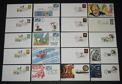 Simpsons Snoopy Halloween Scooby Doo Bugs Bunny First Day FDC Lot • $26