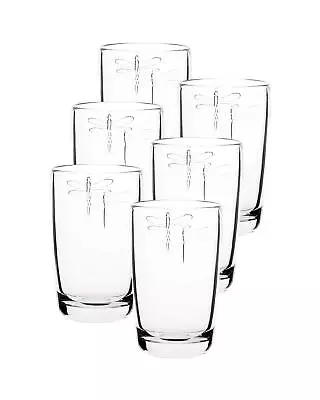 La Rochere Set Of 6 14-ounce Dragonfly Double Old Fashioned Glasses • $103.13