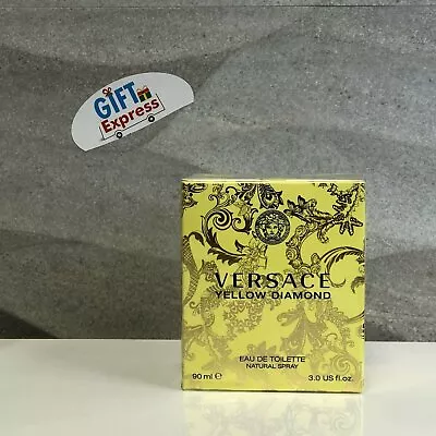 Versace Yellow Diamond Perfume For Women 3 Oz Eau De Toilette Spray Sealed • $63.95