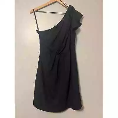 MM Couture By Miss Me Dark Navy One Shoulder Cocktail Dress Size M • $27.20