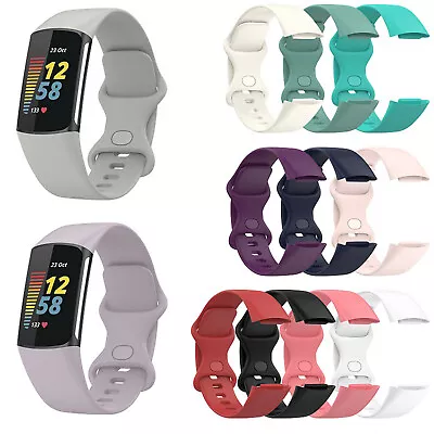 Bracelet Rubber Strap Silicone Strap New Style Bracelet For Fitbit Charge 5/6 • $5.20