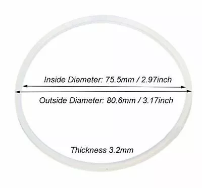 6 Replacement Seal Rubber Ring Gaskets Replacement For Magic Bullet Blender 250W • £3.41