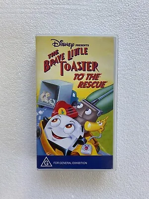 THE BRAVE LITTLE TOASTER TO THE RESCUE - Very RARE Disney Vhs Release - CARTOON • $20.67
