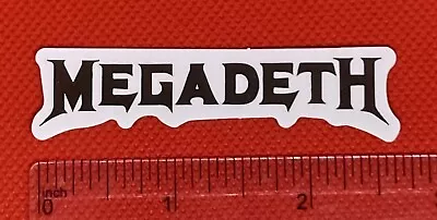 Megadeth Black And White Decal Sticker Fast Free US Shipping! 🇺🇸 • $2.84