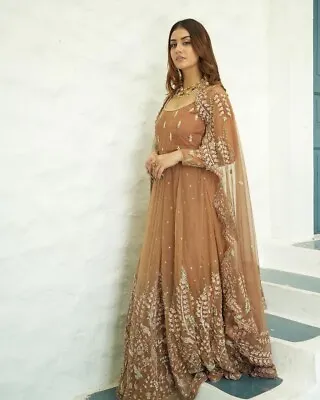 £51.59 • Buy Pakistani Bollywood Wedding Indian Designer Dress Party Wear Salwar Kameez New