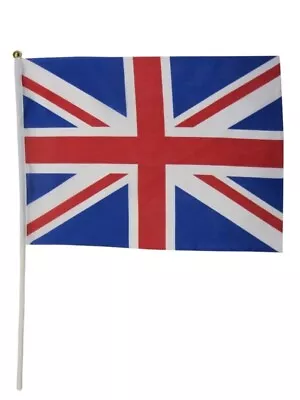 Union Jack Hand Waving Flags 20cm X 30cm Pack Of 12 • £5.99