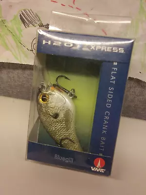 H2O Xpress Flat Sided Crank Bait Bluegill New • $12.39