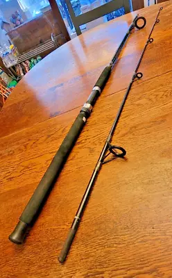 Vintage Quantum Trophy QTS702MH  7’ Medium Heavy Spinning Fishing Rod 2-Piece • $19.99