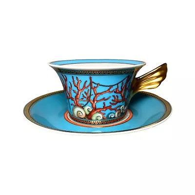 Versace Les Tresors De La Mer Cup & Saucer • $130