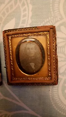 Antique Daguerreotype Photo Handsome Young Man USED • $43.27