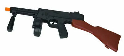 19.5  Tommy Gun Toy Plastic Thompson Machine Gangster Costume Accessory Noise • $14.88