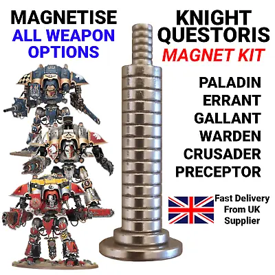 Imperial Knights Magnet Kit For Knight Questoris Magnetise Magnetize Magnetizing • $18.68