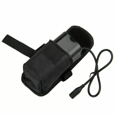 DC 8.4V 6400 MAh Battery Pack & Pouch Rechargeable For Bike LED Light Head Lamp • £13.19