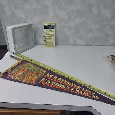 Vintage Mammoth CAVE KENTUCKY Souvenir Pennant 24  (see Pics 4 Condition)  • $19.99