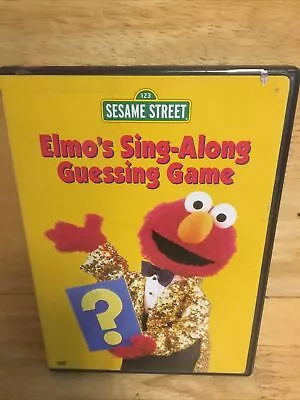Sesame Street - Elmos Sing-Along Guessing Game (DVD 2003) • $3