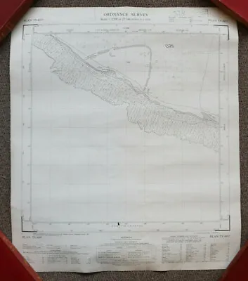 East Sussex. Seaford Head Ordnance Survey TV 4997. 1:2500 Ca.1962 • £11.17