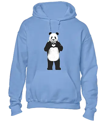 Panda Love Hoody Hoodie Cute Animal Lover Design Kawaii Japan Fashion Gift • £16.99