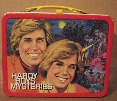 1977  Hardy Boys Mysteries  Metal Lunchbox With Thermos. • $74.98