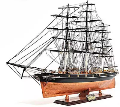 Cutty Sark (no Sail)  Handcrafted Wooden Ship Model 34.5  Long • $541.36