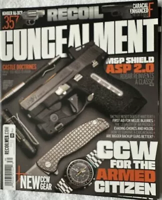 RECOIL  CONCEALMENT MAG: CCW For The Armed Citizen; BRAND NEW In Coltr SLV • $7.90
