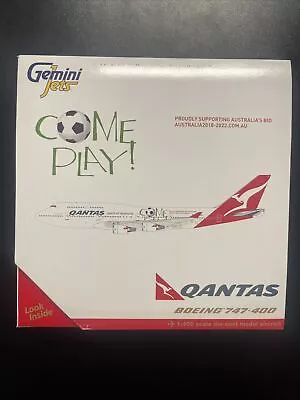 Gemini Jets Qantas Boeing 747-400 Spirit Of Australia “Come Play” - 1:400 Scale • $50