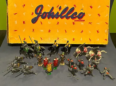 Vintage Lead Johillco (John Hill & Co) MEDIAEVAL SET REF. 354 BOXED 20 PCS • $199.99