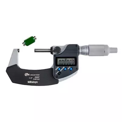 Mitutoyo 293-345-30 1-2  Ip65 .0005  Grad Digital Micrometer  • $228