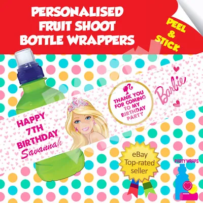 £2.25 • Buy PERSONALISED BARBIE Birthday Party Stickers & Wrappers & MORE!!