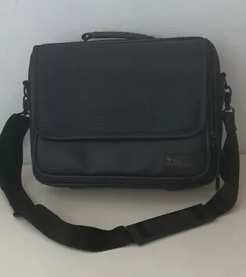 TEXAS INSTRUMENTS Messenger Bag Laptop Briefcase Black Vintage  • £40