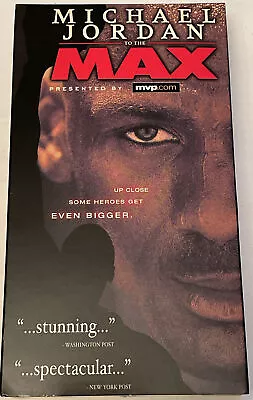 IMAX - MICHAEL JORDAN TO THE MAX (VHS 2000) #23 NBA Chicago Bulls Basketball • $6.99