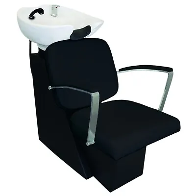 Backwash Salon Hair Chair Sink Shampoo Barber Hairdressing - Black - Brand New • £449.99