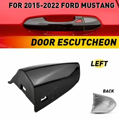 For 2015-2022 Ford Mustang Driver Door Handle Key Lock Cap Hole Cover Bezel PQ • $15.99