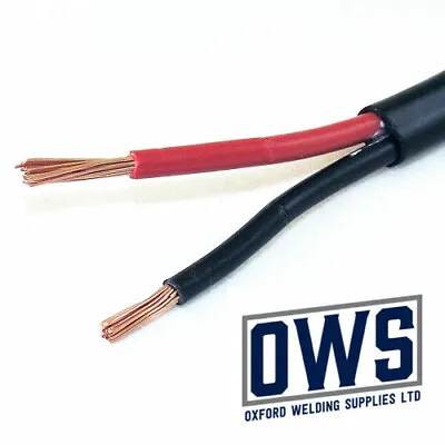 5 Metre X 0.5mm2 Thinwall Twin Core 2 Core Two Core Cable Red/Black 11 Amp Wire • £4.01