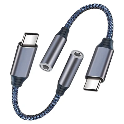 $5.99 • Buy For Samsung Galaxy S21 S22 S23 5G USB-C To 3.5mm Aux Jack Adapter Earphone Cable