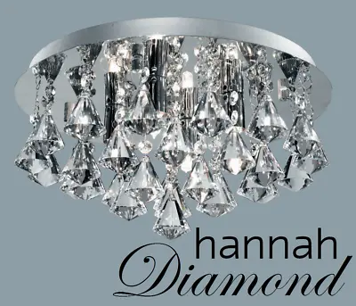 Marco Tielle  Hannah Diamond  4 Light Ceiling Chandelier 3304-4cc • £74.99