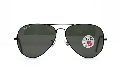 $138.45 • Buy RAY-BAN RB3025 002/58 62 Aviator Classic Polarized Green Classic G-15 Sunglasses