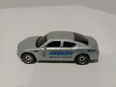 Matchbox Dodge Charger Sheriff Brazos County In Silver  • £1.99